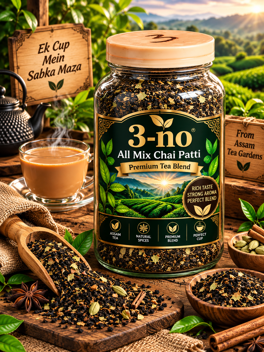 All Mix Chai Patti – Premium Tea Blend (3-No)