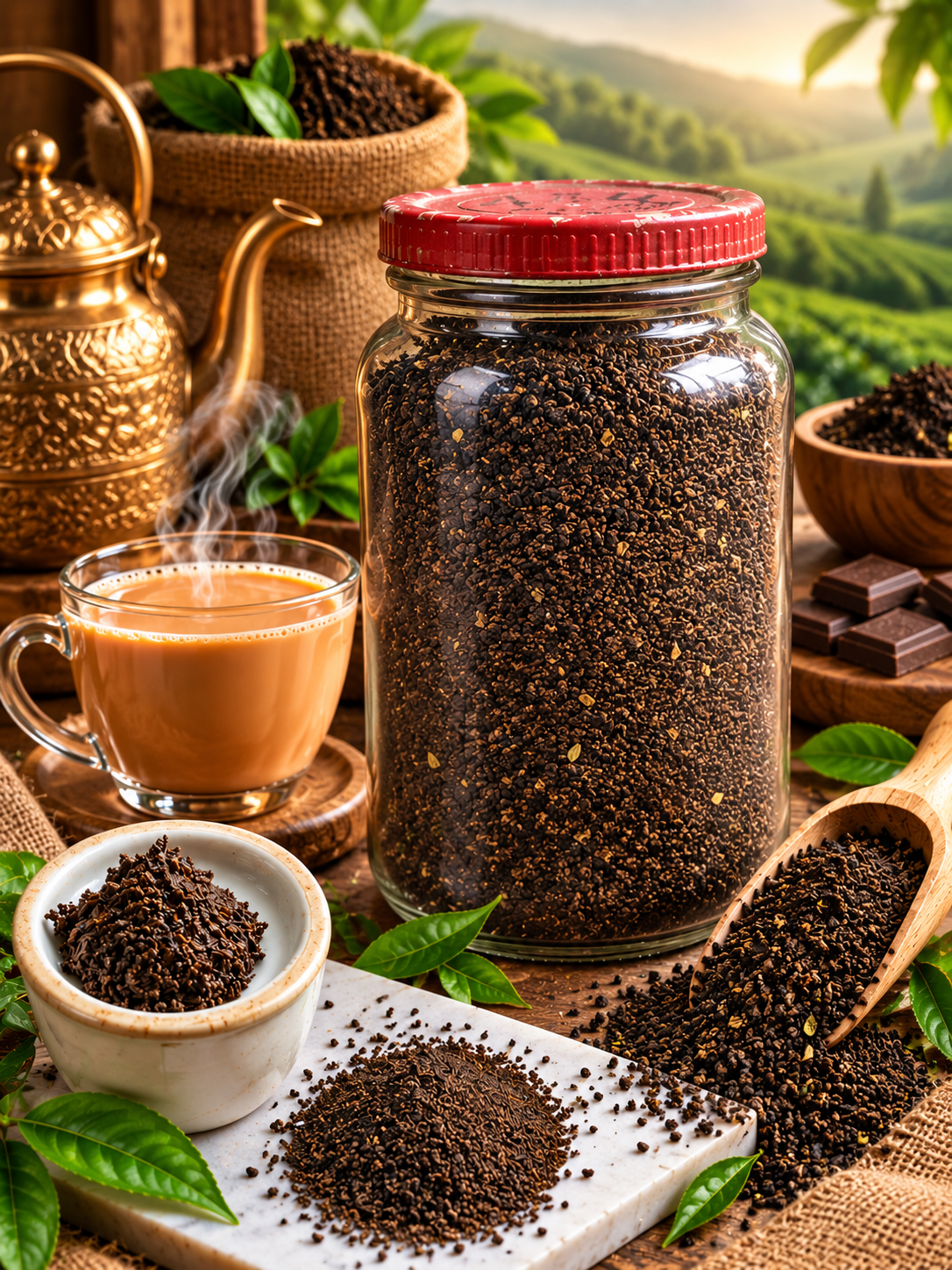 Leaf Mix Chai Patti – Assam Tea Leaf Mix (4-No) - Image 2